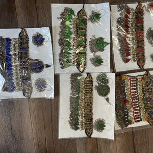 Artificial Jewelry, Afghan Jewelry, different colors.
